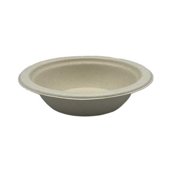 Natural Bagasse Heavy Weight Paper Bowl 12 oz. - 1,000/Case