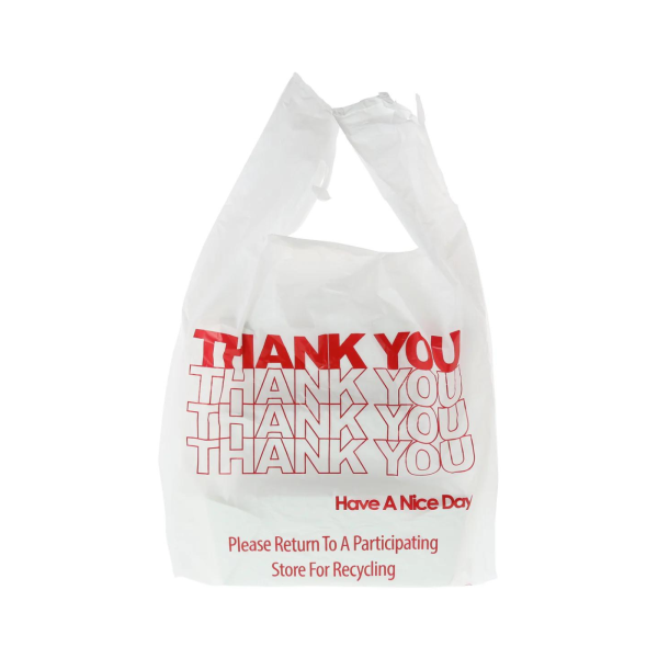 1/6 Standard Size Thank You Bag, 12 mic - 1,000/Case - Image 2