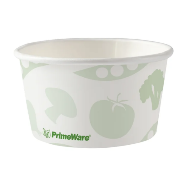 12 oz. Compostable Hot/Cold Food Container - 1,000/Case