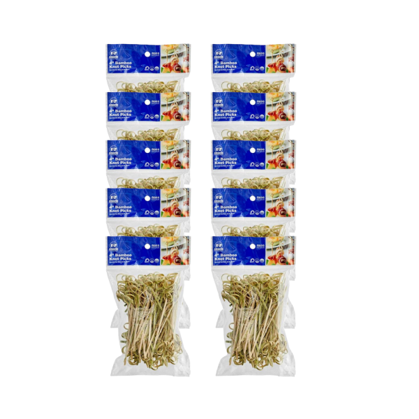 4" Bamboo Knot Picks - 1,000/Case - Image 2
