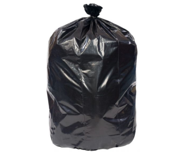 Linear Low 40 Gallon Black Can Liners, 40"x46", .7 mil - 125/Case