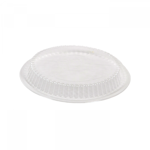 7" Round Standard Weight Foil Take-Out Pan with Dome Lid 250/Case - Image 2