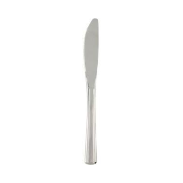 7.75" Heavy Weight Silver Plastic Knife 600/Case