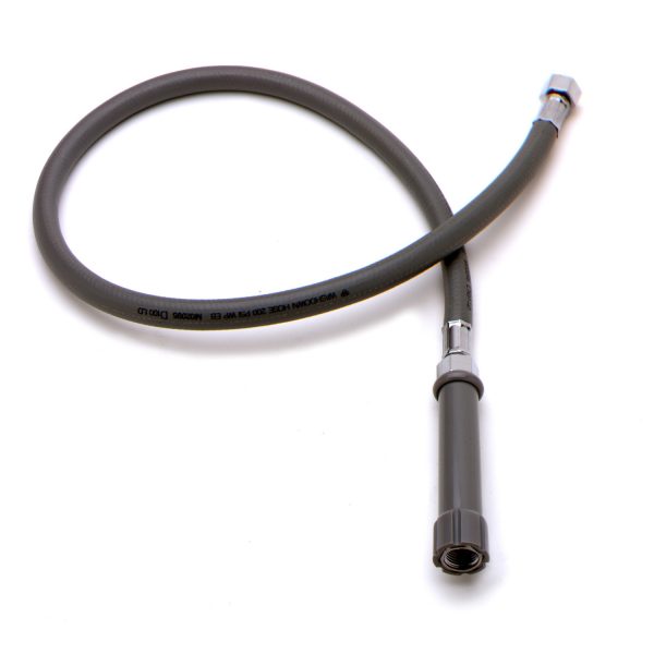 44" Reinforced PVC Hose Assembly w/Gray Handle Each