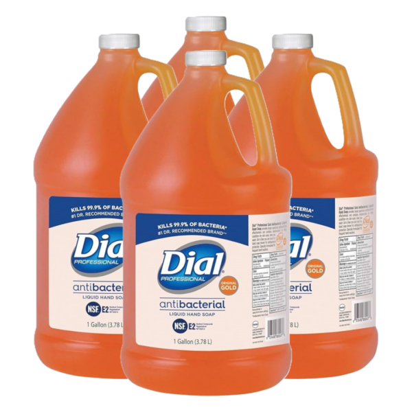 Dial Gold Antibacterial Liquid Hand Soap Floral - 4-1 Gal/Case