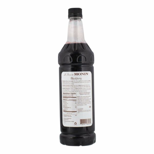 Monin - Blackberry Syrup - 1 Liter Bottle - Image 2