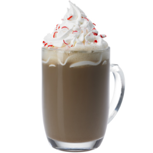 Monin French Vanilla Syrup Featured Recipe - Peppermint Creme Latte