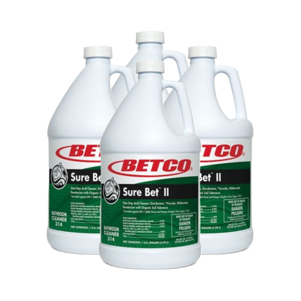 Sure Bet™ II Foaming Disinfectant, Cleaner, Deodorizer 4-1 Gal/Case