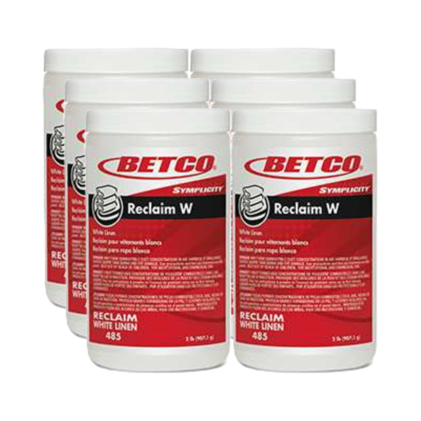 Symplicity™ Reclaim W Powder for White Linens Prewash 2 lb. Jar 6/Case
