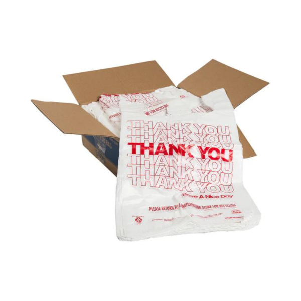 1/6 Standard Size Thank You Bag, 12 mic - 1,000/Case - Image 3
