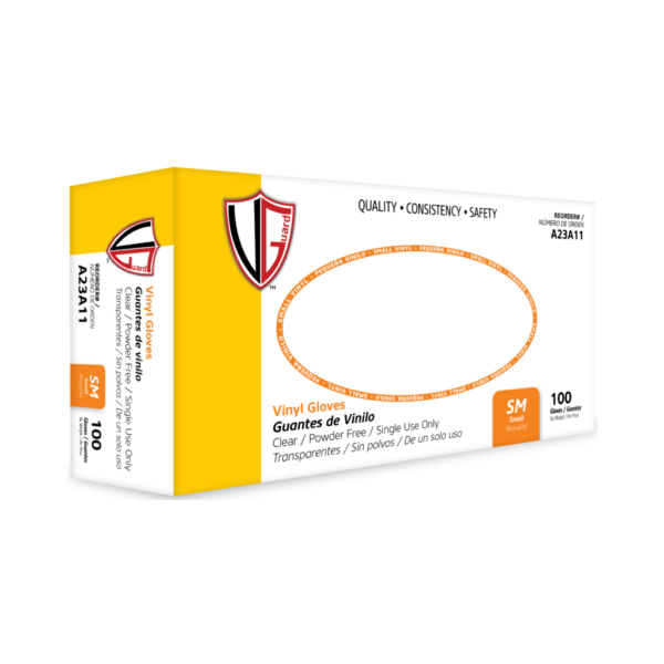 Powder Free Disposable Small Vinyl Glove 100/Box