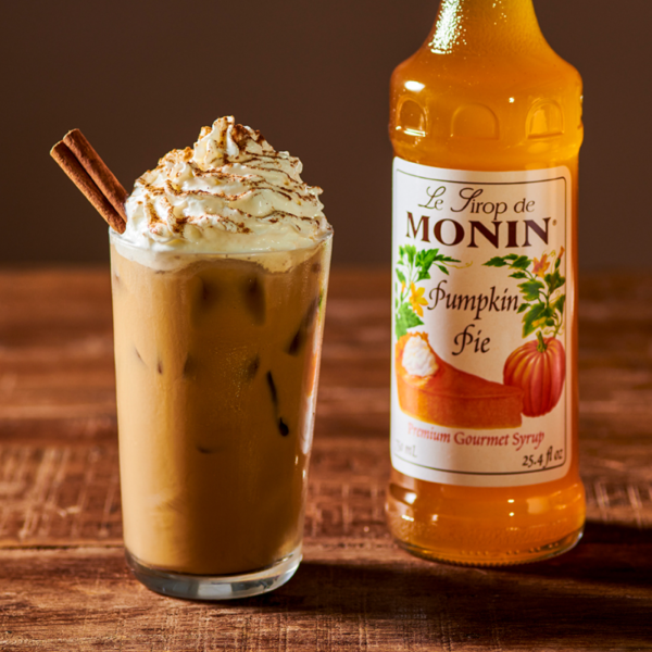 Monin  - Pumpkin Pie Syrup - 1 Liter Bottle - Image 2