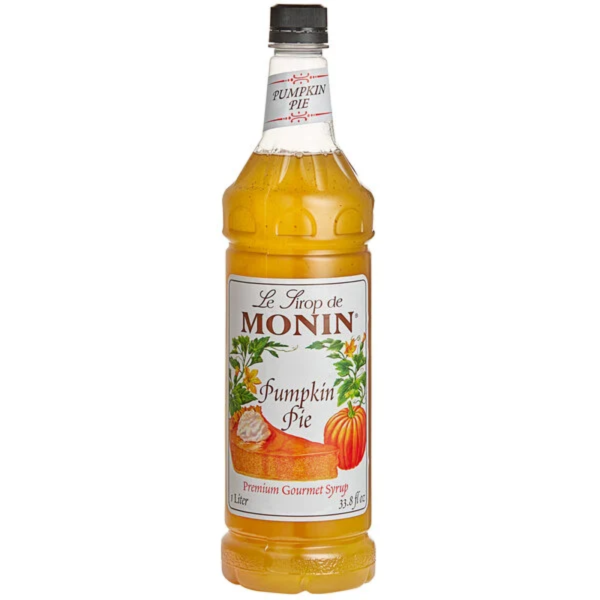 Monin  - Pumpkin Pie Syrup - 1 Liter Bottle