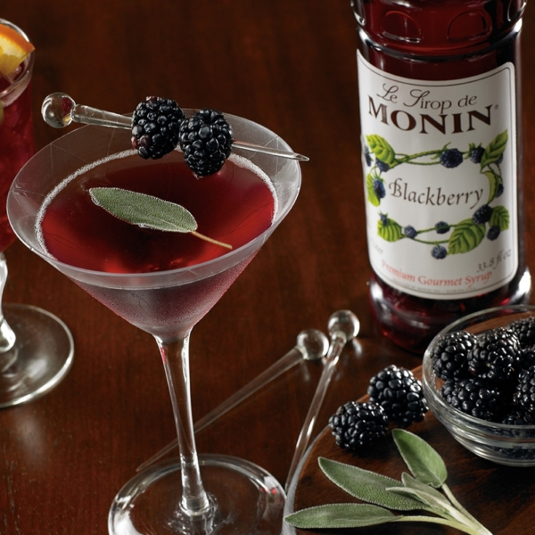 Monin - Blackberry Syrup - 1 Liter Bottle - Image 3
