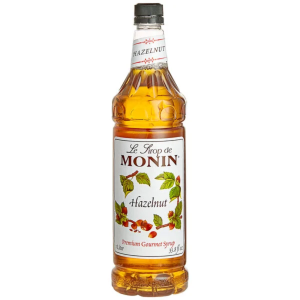 Monin Hazelnut Syrup 1 Liter Bottle