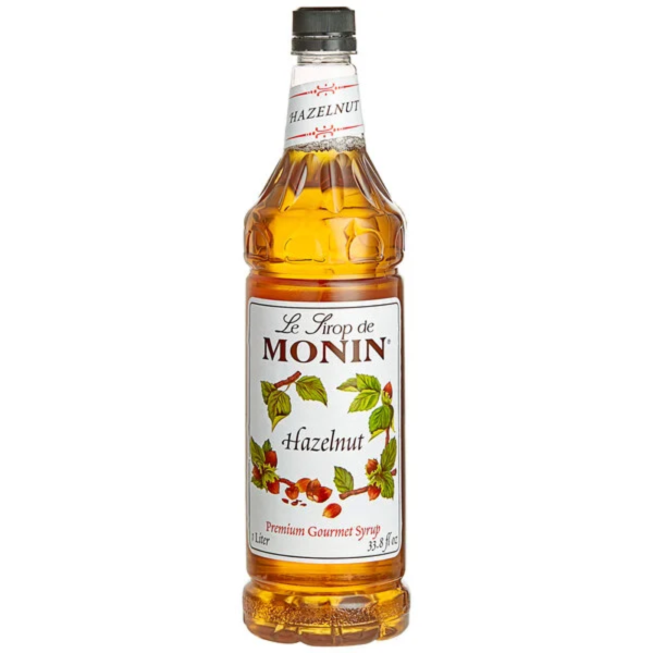 Monin - Hazelnut Syrup - 1 Liter Bottle