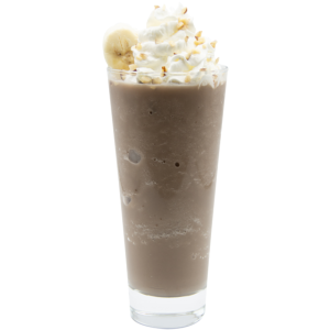 Monin Hazelnut Syrup Featured Recipe - Banana Hazelnut Chocolate Smoothie