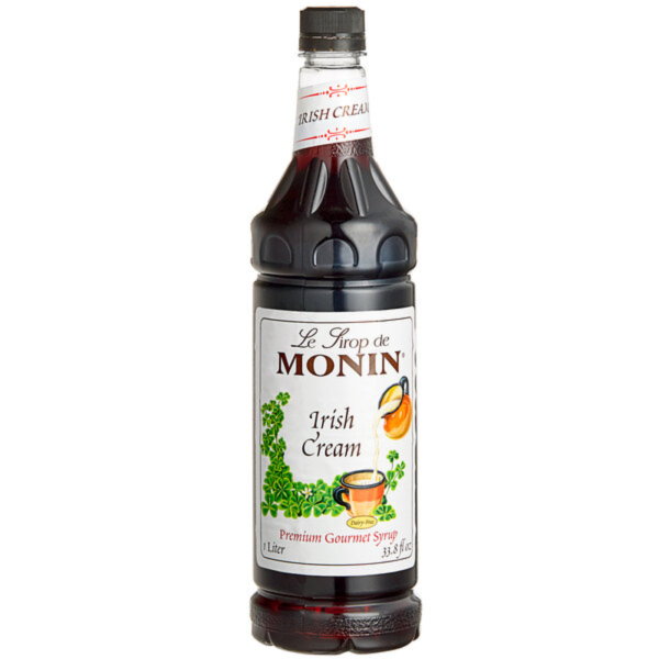 Monin - Irish Cream Syrup - 1 Liter Bottle