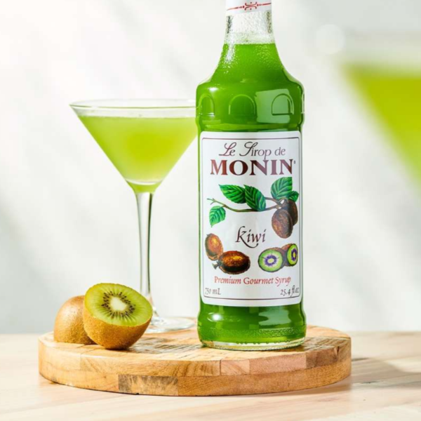 Monin - Kiwi Syrup - 1 Liter Bottles - 4 Pack - Image 2