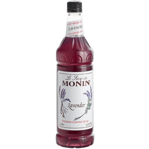 Monin - Lavender Syrup - 1 Liter Bottle