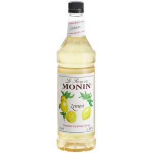 Monin Lemon Syrup 1 Liter Bottle