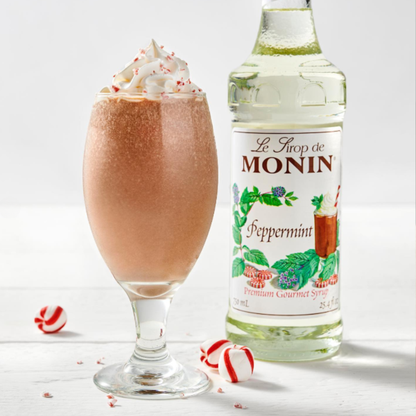 Monin - Peppermint Syrup - 1 Liter Bottle - Image 3