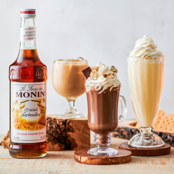 Monin - Toasted Marshmallow Syrup - 1 Liter Bottles - 4 Pack - Image 2